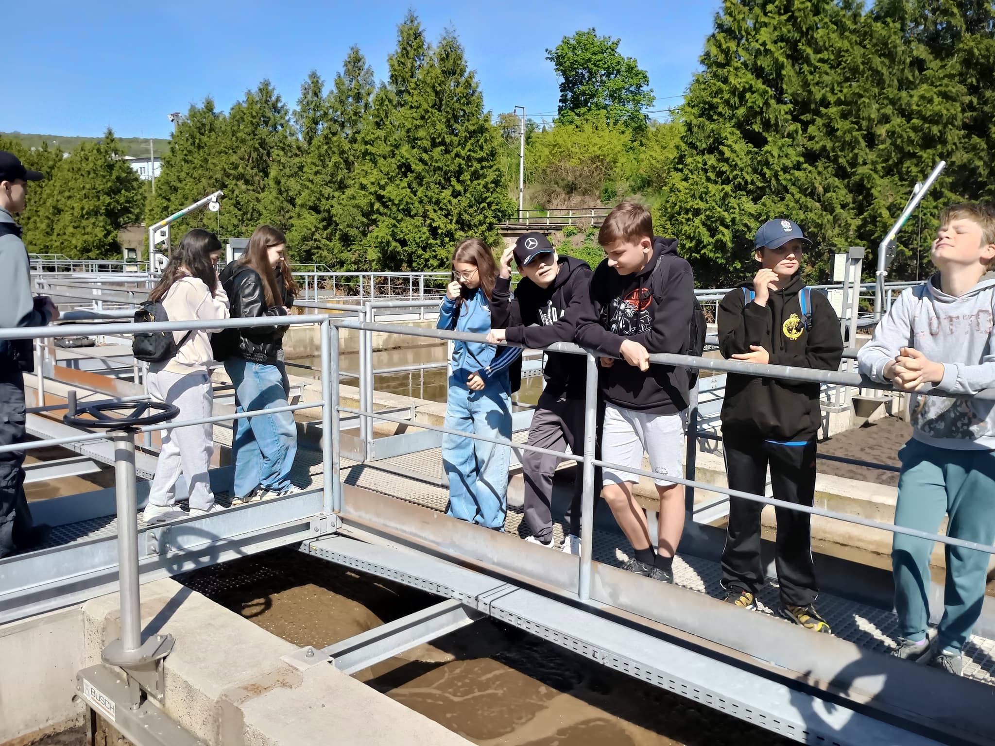 Visit to wastewater treatment plant