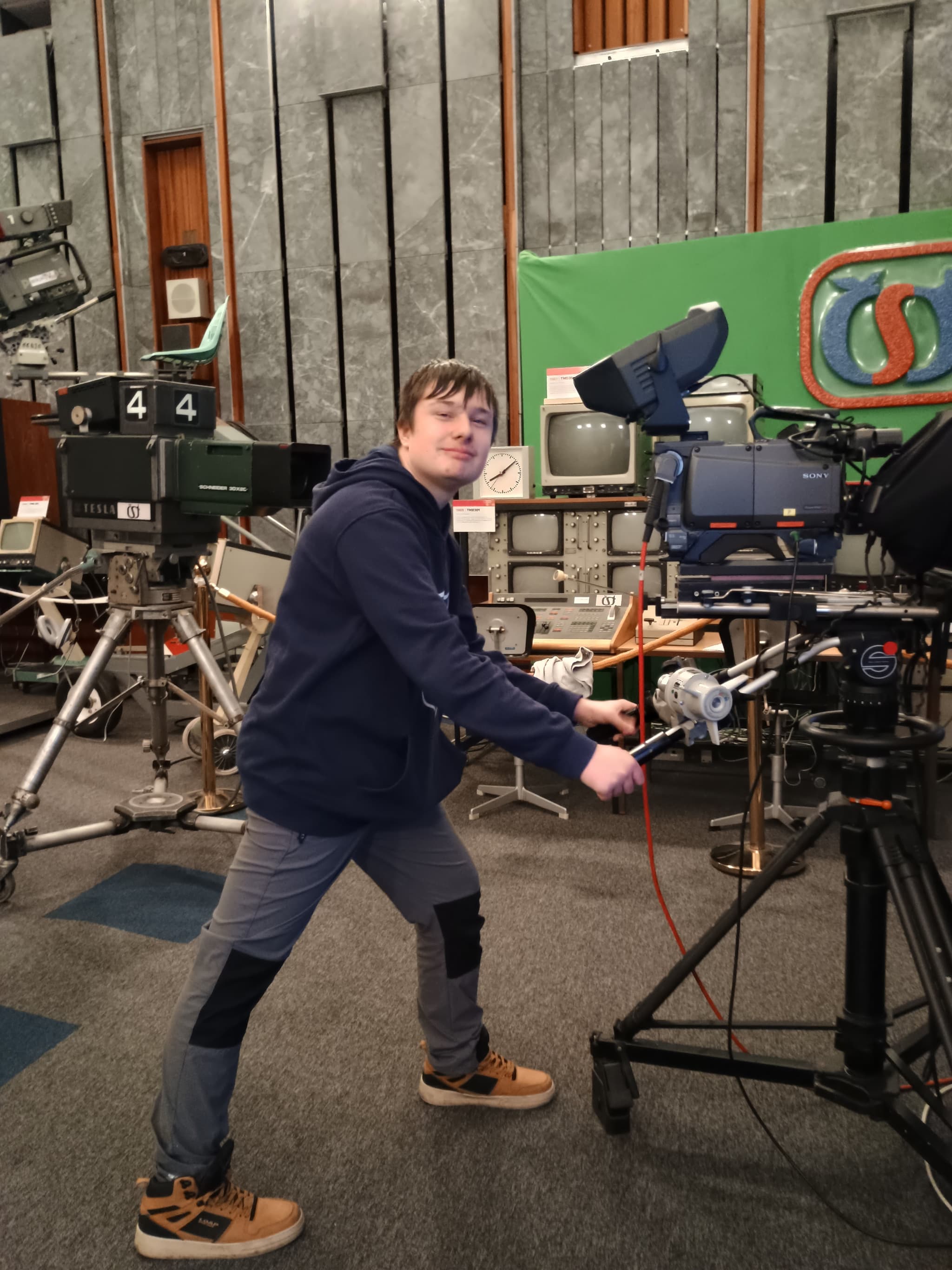Media day at Czech Television studio